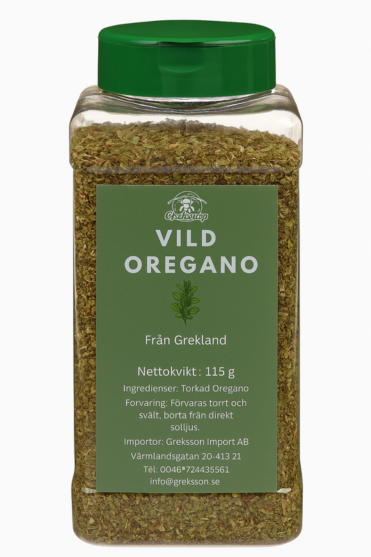 Grekiskt Vild Oregano 115g Greksson