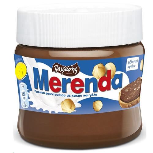 Hasselnötskräm "Merenda" 360g Pavlidis