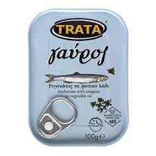 Ansjovis med Oregano 100g TRATA