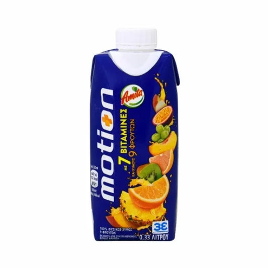 Amita  motion med 9 frukter juice, 33 cl