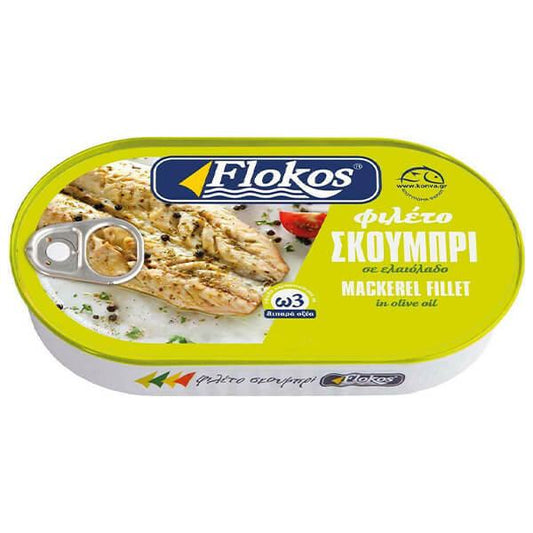 Makrill i olja150g, Flokos