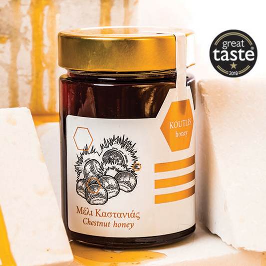 Kastanjehonung från Thassos 450g "Koutlis Honey"